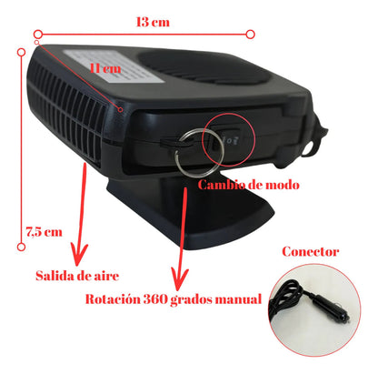 Calentador De auto Portatil 200w