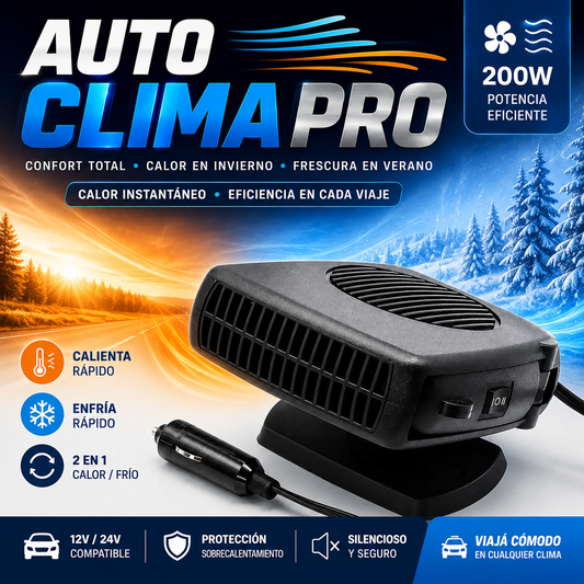 Calentador De auto Portatil 200w